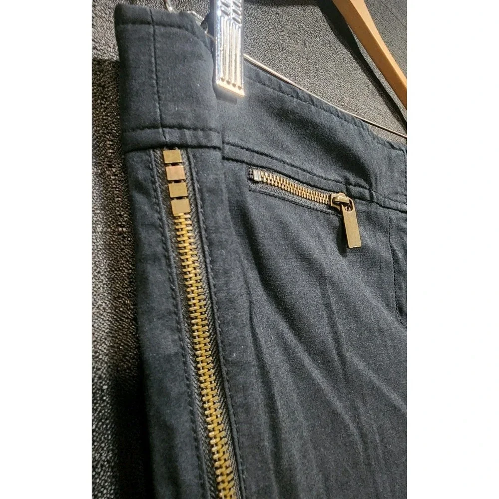 A|X Armani‎ Exchange Ankle Side Zip Skinny Jeans Pockets Black Business Casual 6
